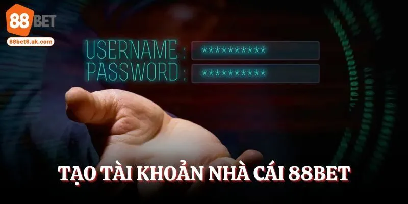 Tạo tài khoản nhà cái 88Bet