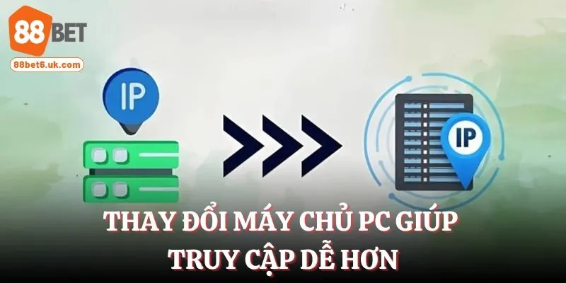 Thay đổi máy chủ của PC sẽ giúp truy cập dễ hơn